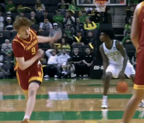 Basketball Hoops GIF by USC Trojans