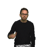 No Thanks Ignore Sticker by DASDING