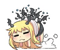 Girl Dragging Sticker by Jin