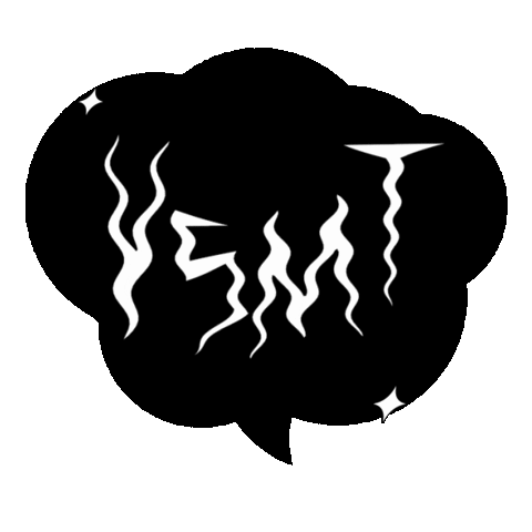black and white sticker by V5MT