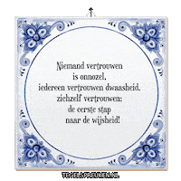 Humor Wijsheid Sticker by Tegelspreuken.nl