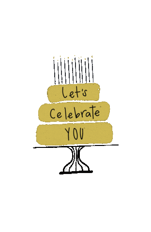 monsalvart giphyupload celebration birthday hbd Sticker
