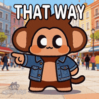 Showing Follow Me GIF by Chimpers