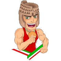 fijlkam_official lotta artimarziali wrestlerome fijlkam Sticker
