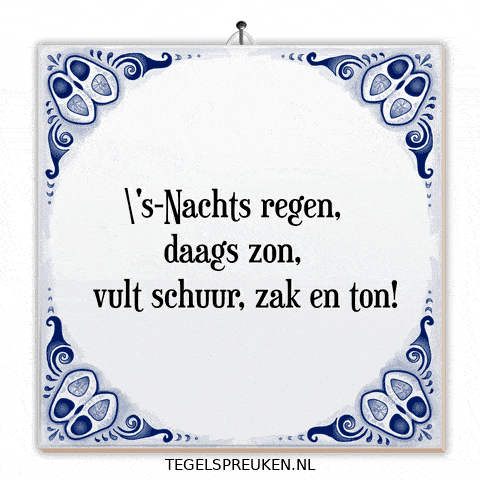 Water Nl GIF by Tegelspreuken.nl