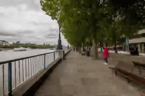River Thames Walking GIF by Transport for London