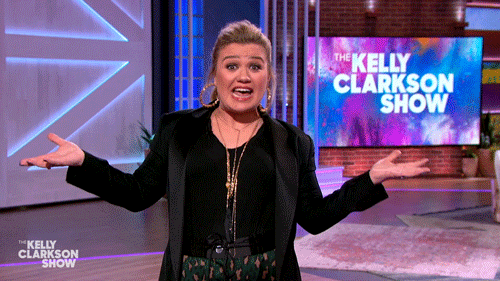 KellyClarksonShow giphyupload crazy silly scream GIF