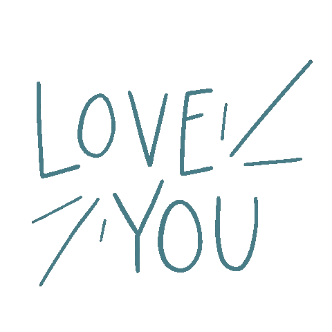 I Love You Ily Sticker