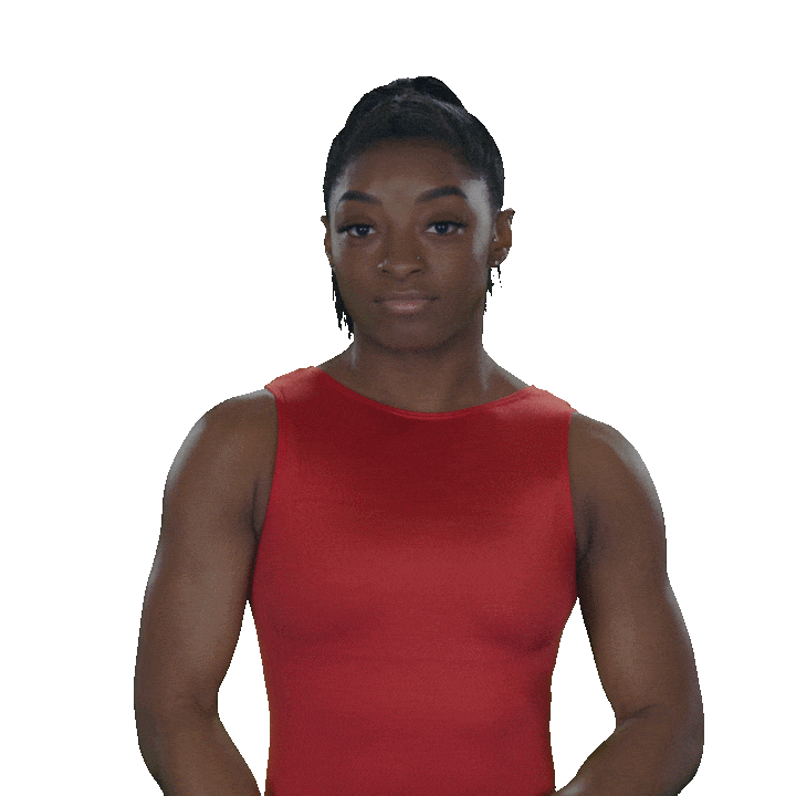 Simone Biles Flirt Sticker by Facebook Watch