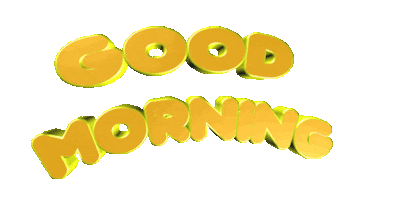 good morning text Sticker