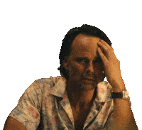 Scared Walton Goggins Sticker by Max