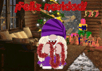 Feliz Navidad Decorating The Tree GIF
