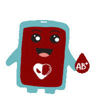 Be A Hero Blood Sticker by Doneaza sange, fii erou!