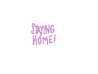Emsjcreative home stay home social distancing staying in Sticker