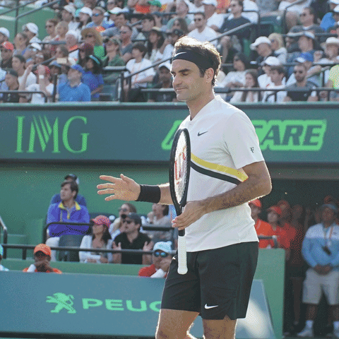 roger federer whatever GIF by Miami Open