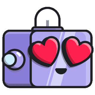 In Love Hearts Sticker