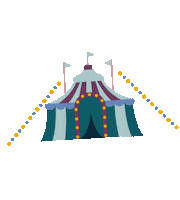 Princess Carousel Sticker by stych