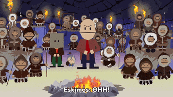 campfire eskimos GIF by South Park 