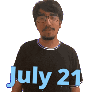July 21 Sticker