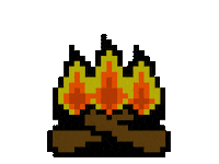 OldSchoolRuneScape pixel fire games pixel art Sticker