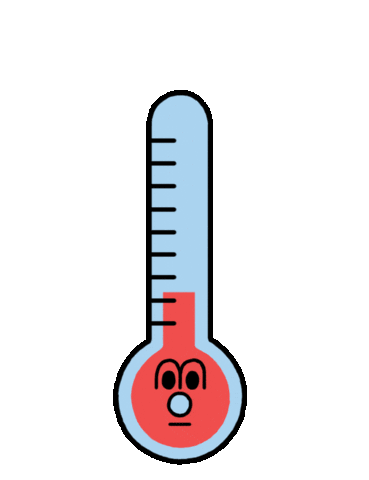 Boiling Hot Summer Sticker by Kyle Platts