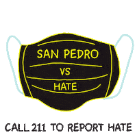 Speak Out Los Angeles Sticker by LA vs. Hate
