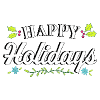 Christmas Happy Holidays Sticker by WildSkyMedia
