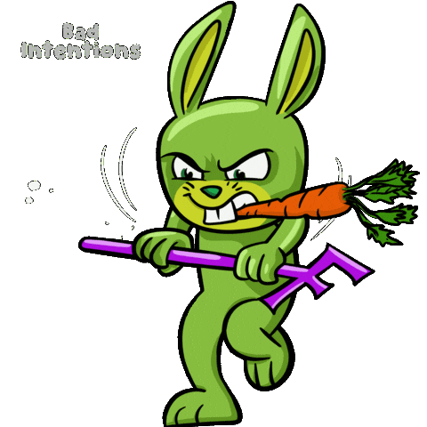 Angry Bunny Sticker by VeeFriends