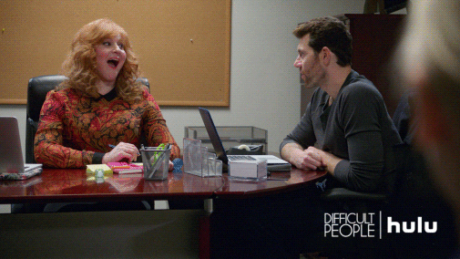 scheming difficult people GIF by HULU