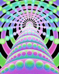 deepspaceviolet scifi geometric cosmic ethereal GIF