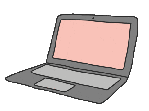 work blogging Sticker by Julie Ann Art