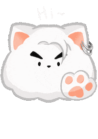 Samoyed Hello Sticker
