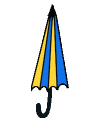 Umbrella Hearts Sticker by Mrs. Mobile