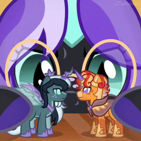 Rainbott heart animation kiss sun GIF