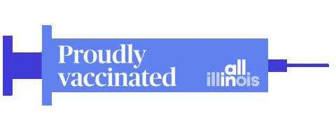 All In Heart Sticker by @allinillinois