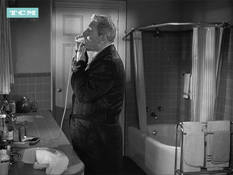grooming black and white GIF by Turner Classic Movies