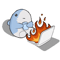 Illustration Burn Sticker