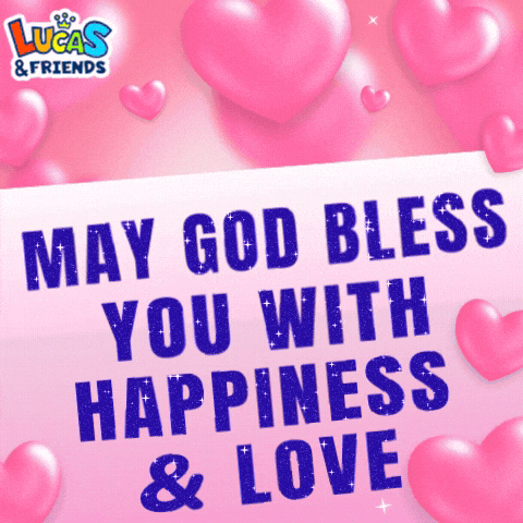Praise The Lord Blessings GIF by Lucas and Friends by RV AppStudios