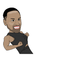 Wondercise excited fitness workout power Sticker