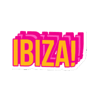 Ibiza Kissibiza Sticker by KISS FM UK