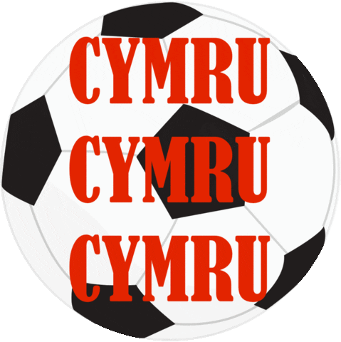 Football Wales Sticker by Mentrau Iaith