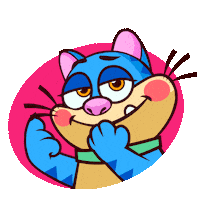 Blushing In Love Sticker