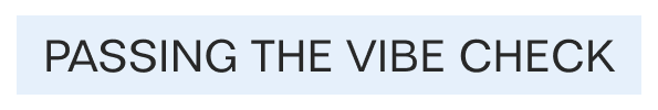 Passing The Vibe Check Sticker by Itsapark