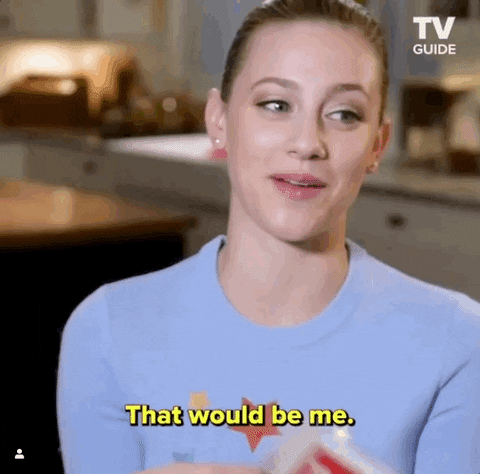 That Would Be Me Lili Reinhart GIF by TV Guide