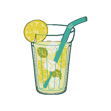 fasalcozinha drink lemon juice tropical Sticker
