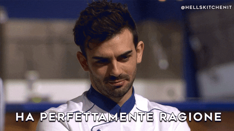 diego GIF by Hell's Kitchen Italia