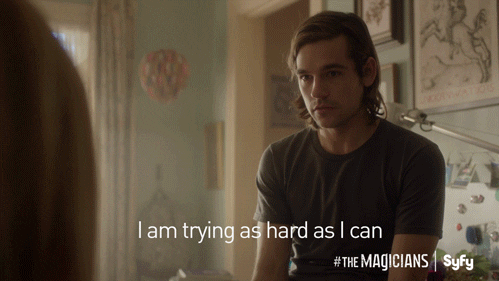 trying hard the magicians GIF by SYFY