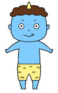 Happy Illustration Sticker