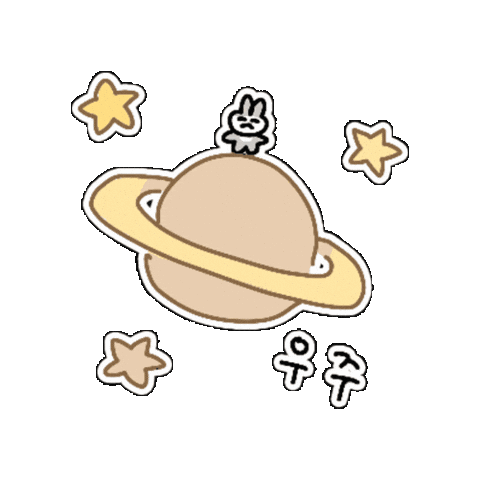 Space Planet Sticker