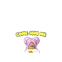 Come Join Me Sticker by Afro Unicorn